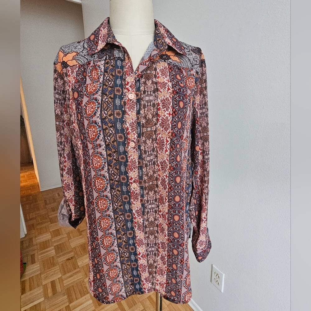 Women's Multicolor Patterned Shirt